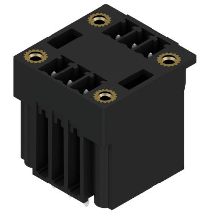 Weidmuller, SCD-THR Male PCB Header, 3.81mm Pitch, 6 Way, 2 Row [1031470000]; 255-8140