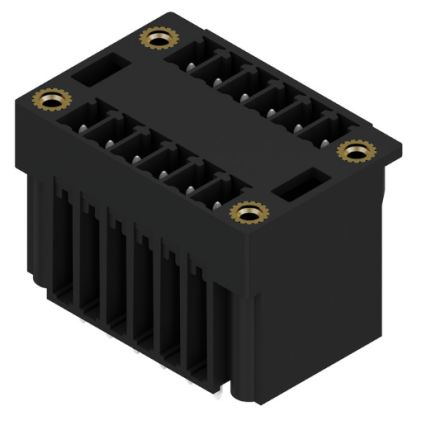 Weidmuller, SCD-THR Male PCB Header, 3.81mm Pitch, 12 Way, 2 Row [1031520000]; 255-8143