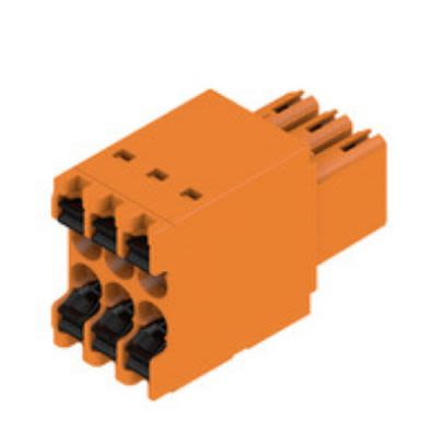 Weidmuller, 3.5mm Pitch, 6 Way, Pluggable Terminal Block, Plug, Cable Mount, 1277280000 [1277280000]; 255-8149