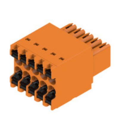 Weidmuller, 3.5mm Pitch, 10 Way, Pluggable Terminal Block, Plug, Cable Mount, 1277310000 [1277310000]; 255-8151