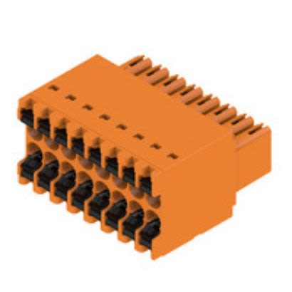 Weidmuller, 2.5mm Pitch, 16 Way, Pluggable Terminal Block, Plug, PCB, 1277340000 [1277340000]; 255-8153