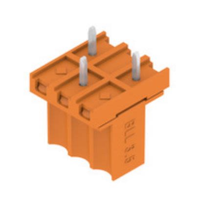 Weidmuller Female PCB Header, 3.5mm Pitch, 3 Way, 1 Row [1376320000]; 255-8165