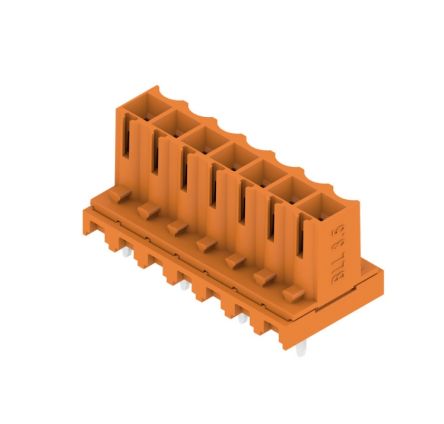 Weidmuller Female PCB Header, 3.5mm Pitch, 7 Way, 1 Row [1376350000]; 255-8168