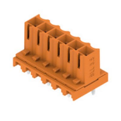 Weidmuller Female PCB Header, 3.5mm Pitch, 6 Way, 1 Row [1376430000]; 255-8169