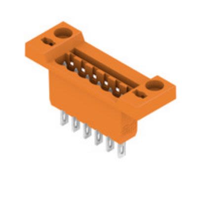Weidmuller, 5.08mm Pitch, 6 Way, Pluggable Terminal Block, Header, PCB Mount, 1599170000 [1599170000]; 255-8187