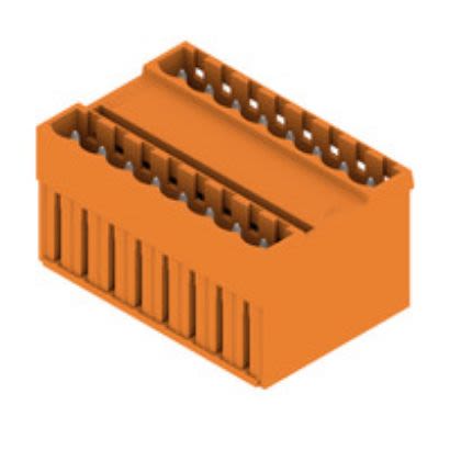 Weidmuller, 5.08mm Pitch, 16 Way, Pluggable Terminal Block, Header, PCB Mount, 1602450000 [1602450000]; 255-8203