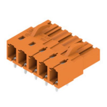 Weidmuller Female PCB Header, 5.08mm Pitch, 5 Way, 1 Row [1622970000]; 255-8207