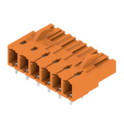 Weidmuller Female PCB Header, 5.08mm Pitch, 6 Way, 1 Row [1622980000]; 255-8208