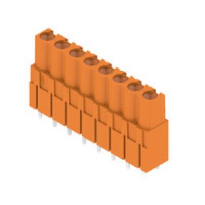 Weidmuller Female PCB Header, 5.08mm Pitch, 8 Way, 1 Row [1630770000]; 255-8217