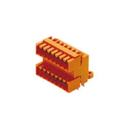 Weidmuller, 3.5mm Pitch, 24 Way, Pluggable Terminal Block, Header, PCB Mount, 1633680000 [1633680000]; 255-8226