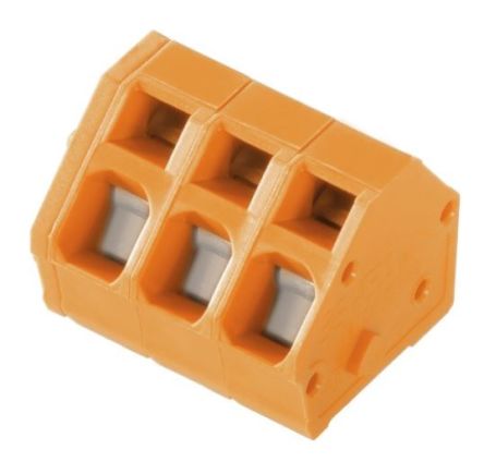 Weidmuller PCB Terminal Block, 2-Contact, 5mm Pitch, PCB Mount, 1-Row [1913780000]; 255-8263