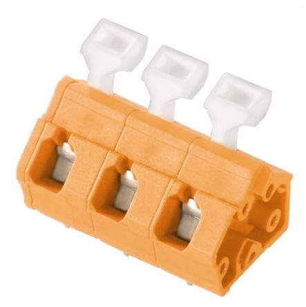 Weidmuller PCB Terminal Block, 2-Contact, 5mm Pitch, PCB Mount, 1-Row [1953010000]; 255-8273