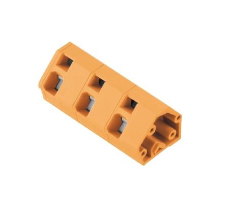 Weidmuller PCB Terminal Block, 2-Contact, 10mm Pitch, PCB Mount, 1-Row [1953470000]; 255-8275