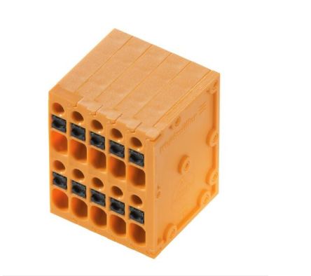 Weidmuller PCB Terminal Block, 12-Contact, 3.5mm Pitch, PCB Mount, 2-Row [2000980000]; 255-8298