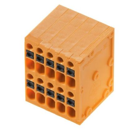 Weidmuller PCB Terminal Block, 14-Contact, 3.5mm Pitch, PCB Mount, 2-Row [2000990000]; 255-8299