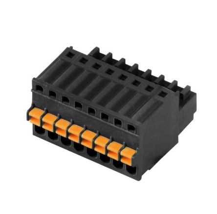 Weidmuller, 2.5mm Pitch, 2 Way, Pluggable Terminal Block, Plug, PCB, 2438860000 [2438860000]; 255-8305