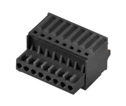 Weidmuller, 2.5mm Pitch, 4 Way, Pluggable Terminal Block, Header, PCB Mount, 2439770000 [2439770000]; 255-8316