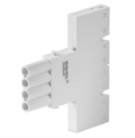 Weidmuller Heavy Duty Power Connector Module, 16A, Female, ModuPlug Series, 4 Contacts [2636080000]; 255-8335
