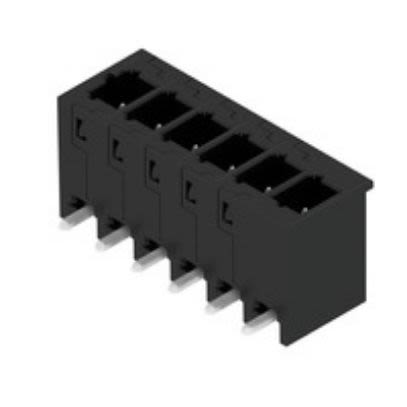 Weidmuller, 5mm Pitch, 6 Way, Pluggable Terminal Block, Header, PCB Mount, 2741450000 [2741450000]; 255-8384