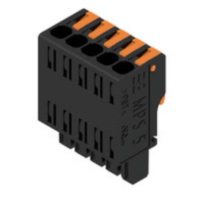 Weidmuller, 5mm Pitch, 5 Way, Pluggable Terminal Block, Plug, PCB Mount, 2741590000 [2741590000]; 255-8396
