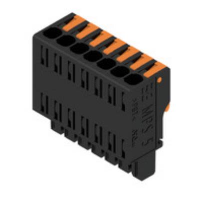 Weidmuller, 5mm Pitch, 7 Way, Pluggable Terminal Block, Plug, PCB Mount, 2741610000 [2741610000]; 255-8398
