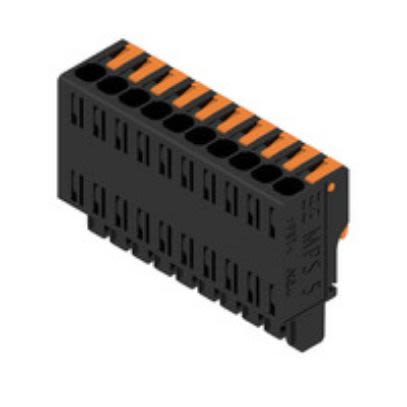 Weidmuller, 5mm Pitch, 10 Way, PCB Connector, Plug, PCB Mount, 2741640000 [2741640000]; 255-8401
