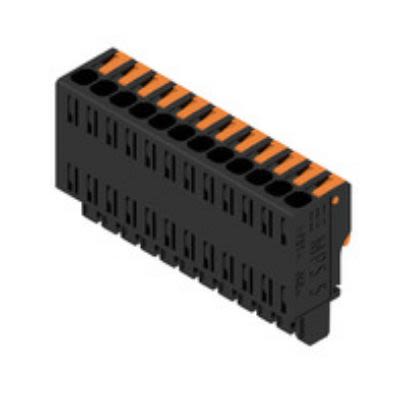 Weidmuller, 5mm Pitch, 12 Way, PCB Connector, Plug, PCB Mount, 2741660000 [2741660000]; 255-8403