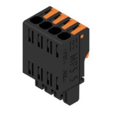 Weidmuller, 5mm Pitch, 4 Way, PCB Connector, Plug, PCB Mount, 2741690000 [2741690000]; 255-8406
