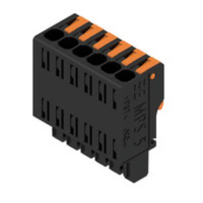 Weidmuller, 5mm Pitch, 6 Way, PCB Connector, Plug, PCB Mount, 2741710000 [2741710000]; 255-8408