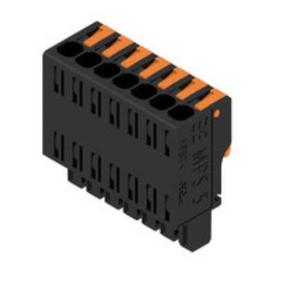 Weidmuller, 5mm Pitch, 7 Way, Pluggable Terminal Block, Plug, PCB Mount, 2741720000 [2741720000]; 255-8409