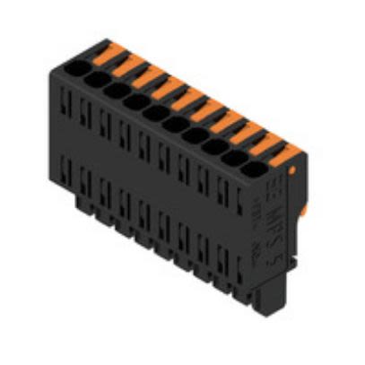 Weidmuller, 5mm Pitch, 10 Way, Pluggable Terminal Block, Plug, PCB Mount, 2741750000 [2741750000]; 255-8412