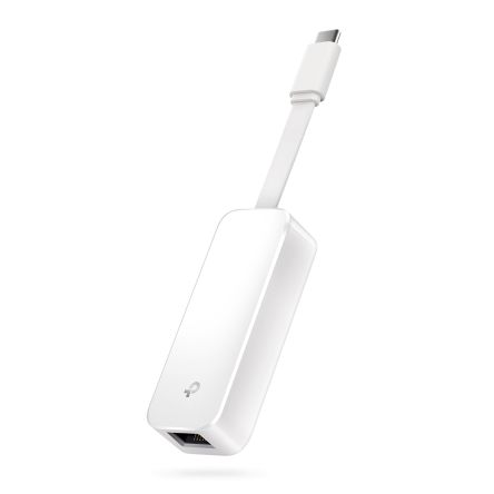 TP-Link USB Ethernet Adapter USB 3.0 RJ45 to USB C 10/100/1000Mbit/s Network Speed [UE300C]; 255-8458