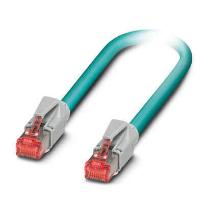 Phoenix Contact, 10m Cat5, Blue RJ45 to Male RJ45 Male, Shielded Shielded, Terminated [1408953]; 255-8717