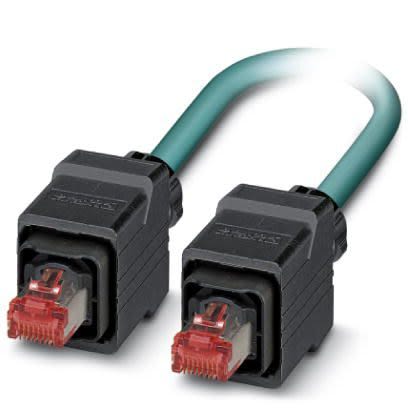Phoenix Contact, 10m Cat5, Blue RJ45 to Male RJ45, Shielded Shielded, Terminated [1408967]; 255-8732
