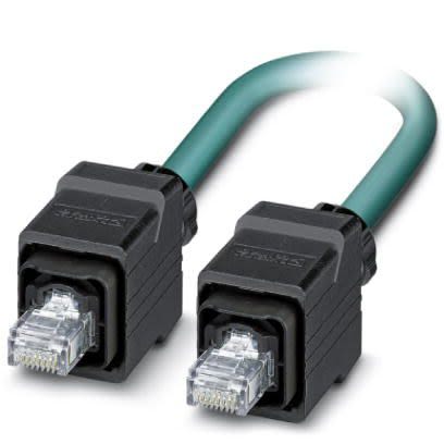 Phoenix Contact, 10m Cat5, Blue RJ45 to Male RJ45 Male, Shielded Shielded, Terminated [1413612]; 255-8776