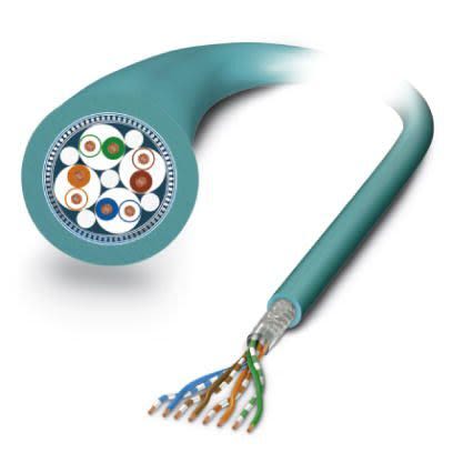 Phoenix Contact, 100m Cat5, Blue Unterminated, Shielded Shielded, Unterminated [1416318]; 255-8813