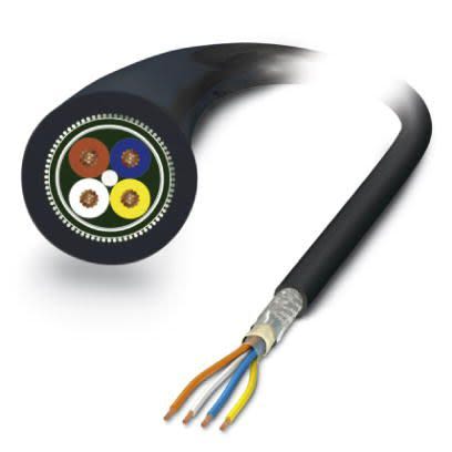 Phoenix Contact, 100m Cat5, Black Unterminated, Shielded Shielded, Unterminated [1416570]; 255-8819