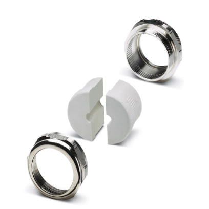Phoenix Contact Silver Nickel Plated Brass Cable Gland, M50 Thread, 9.5mm min., 10mm max., IP65 [1636512]; 255-8870