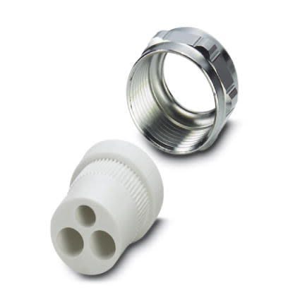 Phoenix Contact Grey TPE Cable Gland, PG16 Thread, 4.5mm min., 5mm max., IP65 [1885509]; 255-8901