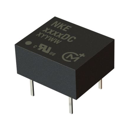 Murata Power Solutions NKE DC-DC Converter, 5V dc/, 2.97 → 3.63 V dc Input, 1W, Through Hole [NKE0305SC]; 255-9362