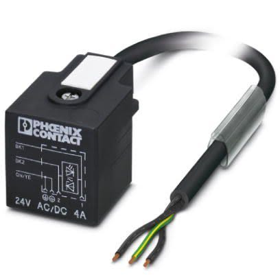 Phoenix Contact DIN 43650 Form A to Unterminated Sensor Actuator Cable, 1.5m [1438684]; 255-9781