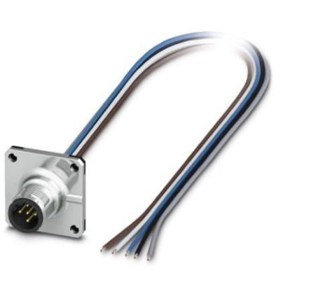 Phoenix Contact Straight Male M12 to Sensor Actuator Cable, 500mm [1440999]; 255-9801