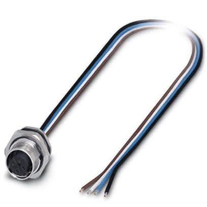 Phoenix Contact Female M12 to Sensor Actuator Cable, 500mm [1444681]; 255-9807