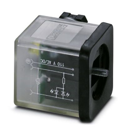 Phoenix Contact Solenoid Valve Connector with Indicator Light, 110 V ac Voltage [1452152]; 255-9810