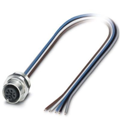 Phoenix Contact Straight Female M12 to Sensor Actuator Cable, 500mm [1452343]; 255-9822