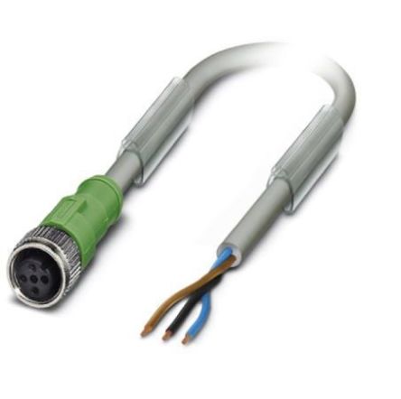 Phoenix Contact Straight Female M12 to Sensor Actuator Cable, 10m [1456705]; 255-9830