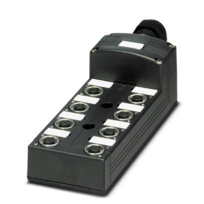 Phoenix Contact Sensor Box, M12, 5 way, 8 port [1457380]; 255-9844