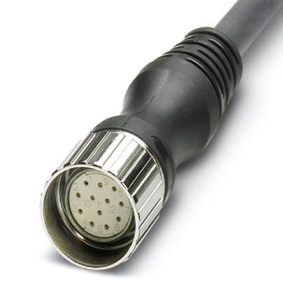 Phoenix Contact Straight Female M23 to Sensor Actuator Cable, 15m [1508310]; 255-9875