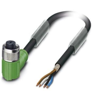 Phoenix Contact Right Angle Female M12 to Sensor Actuator Cable, 20m [1514511]; 255-9881