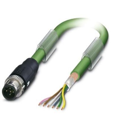 Phoenix Contact Straight Male M12 to Bus Cable, 5m [1517880]; 255-9884